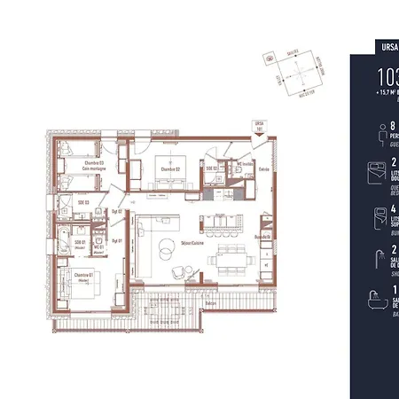 Daire Antares Ursa 101 - Luxury Inski Out *